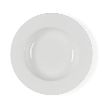 Farfurie din porțelan pentru supă bitz mensa, diametru 23 cm, alb