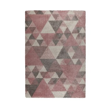 Covor flair rugs nuru, 120 x 170 cm, roz - crem
