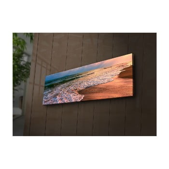 Tablou cu led-uri gaia, 90 x 30 cm
