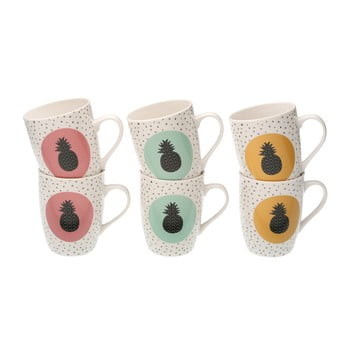 Set 6 căni versa pineapple, 330 ml