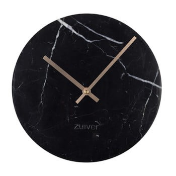 Ceas de perete din marmură zuiver marble time, negru