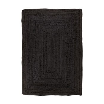 Covor house nordic bombay rug, 90 x 60 cm, negru