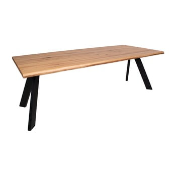 Masă din lemn de stejar house nordic sanremo, lungime 220 cm