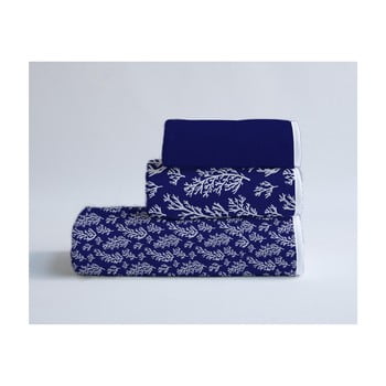 Set 3 prosoape din bumbac velvet atelier corals, albastru