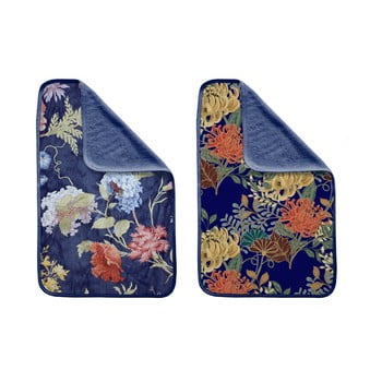 Set 2 prosoape madre selva tierra blue flowers