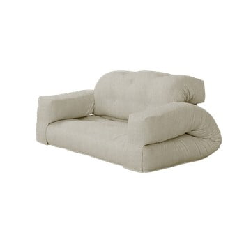 Canapea extensibilă karup design hippo linen, bej