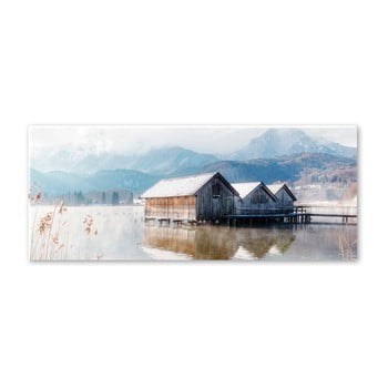 Tablou styler glasspik pastel lake, 50 x 125 cm