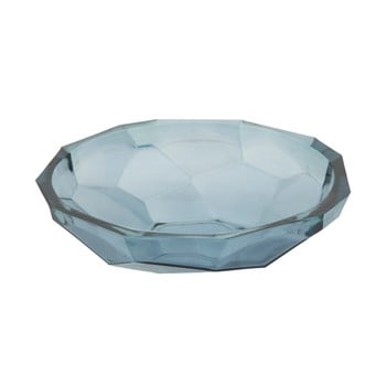 Bol din sticlă reciclată Mauro Ferretti Stone, ø 34 cm, albastru imagine