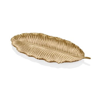 Frunză decorativă the mia leaf, 39 x 17 cm, auriu