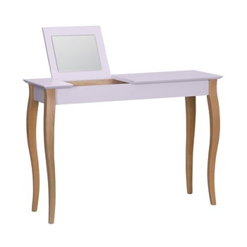 Masă de toaletă cu oglindă ragaba dressing table, lungime 105 cm, roz