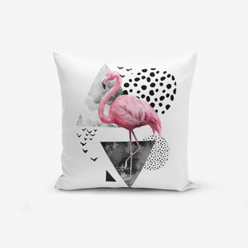 Față de pernă minimalist martı flamingo, 45 x 45 cm