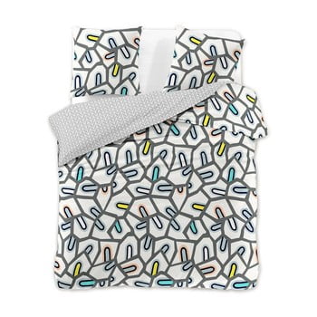 Set 1 husă pentru pilotă și 2 fețe de pernă din bumbac decoking ducato insanity, 200 x 220 cm + 70 x 90 cm