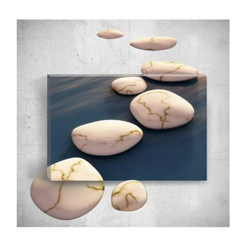 Tablou de perete 3d mosticx pebbles, 40 x 60 cm