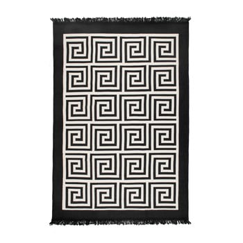 Covor reversibil framed, 140 x 215 cm, bej-negru