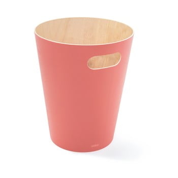 Coș de gunoi umbra woodrow, 7,5 l, roz