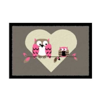 Covor hanse home grey owls, 40 x 60 cm
