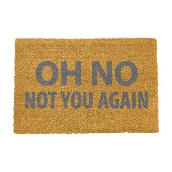 Covoraș intrare din fibre de cocos artsy doormats oh no not you again grey, 40 x 60 cm