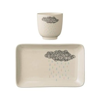Set farfurie și cană din ceramică pentru copii bloomingville albert
