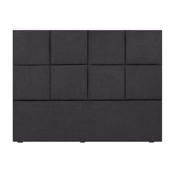 Tăblie de pat mazzini sofas barletta, 160 x 120 cm, gri închis