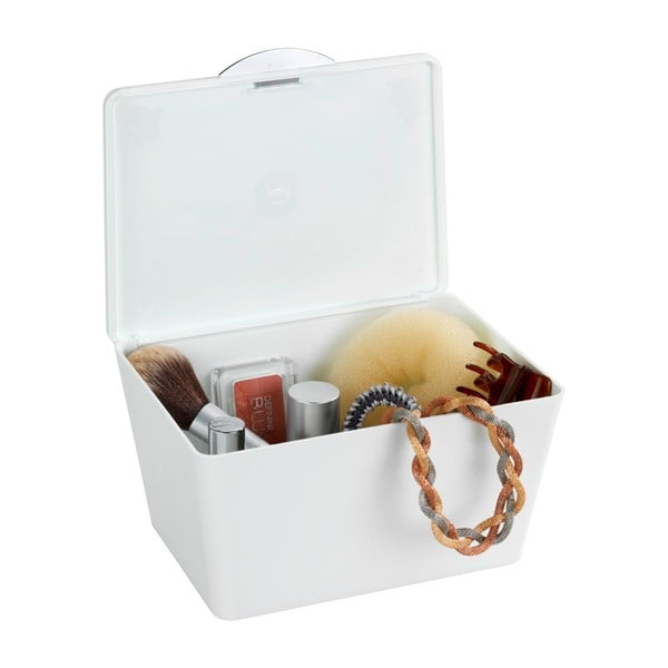 Bílý koupelnový box Wenko Brasil