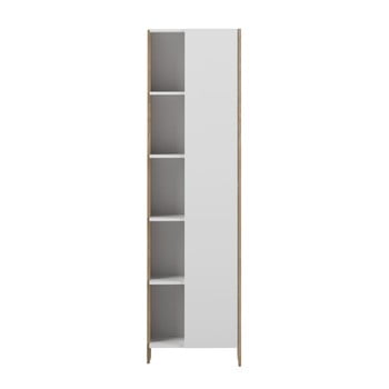 Dulap baie temahome biarritz, înălțime 180 cm, alb - maro
