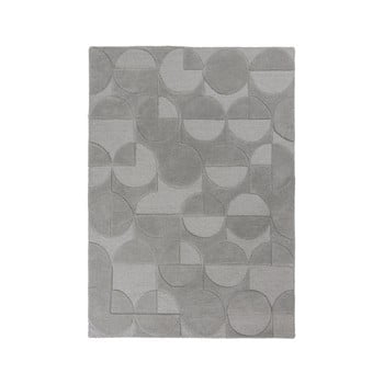Covor din lână flair rugs gigi, 120 x 170 cm, gri