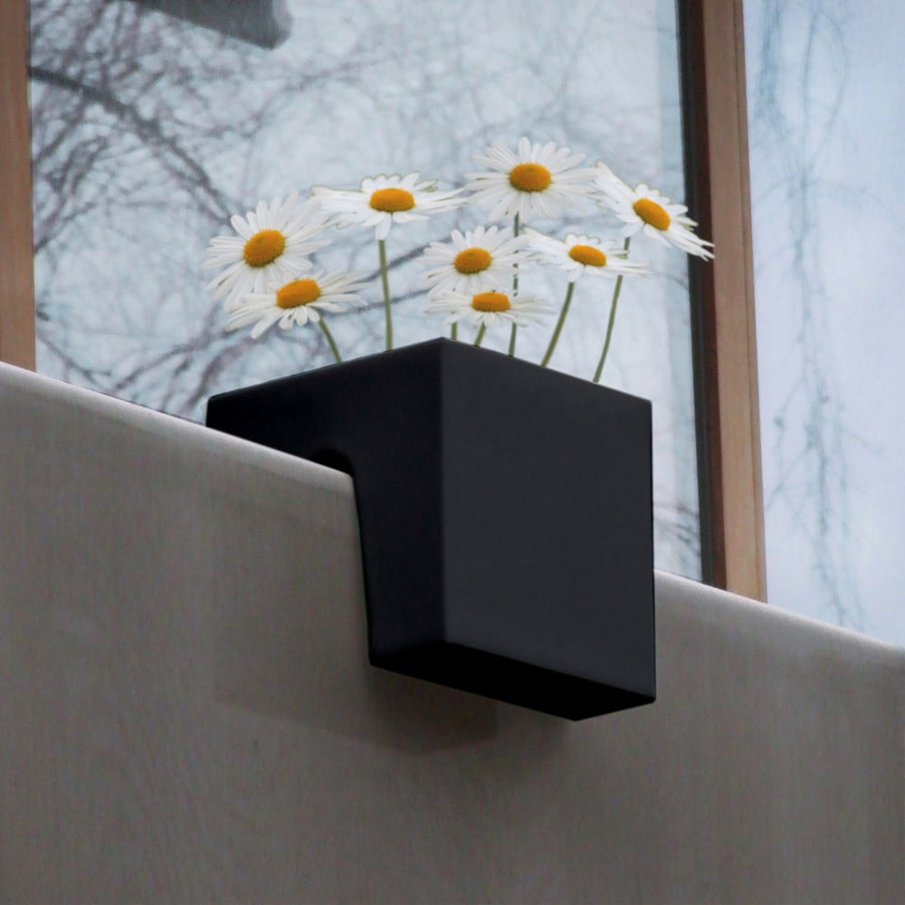 Květináč Steckling Cube, černý
