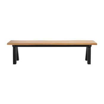 Bancă din lemn de stejar alb unique furniture oliveto