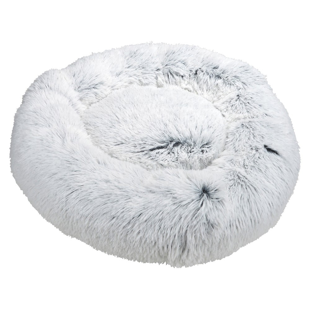 Bílý pelíšek pro psa ø 95 cm Fluffy Heather – Love Story