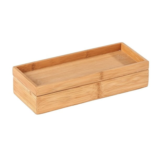 Bambusový úložný box s podnosem Wenko Terra