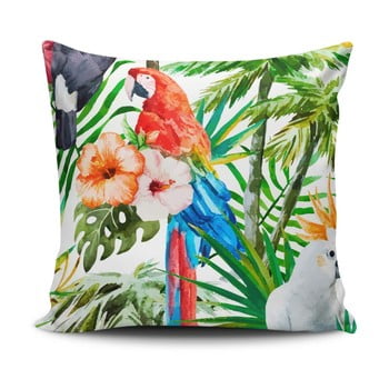 Pernă cu adaos de bumbac cushion love flowers, 45 x 45 cm