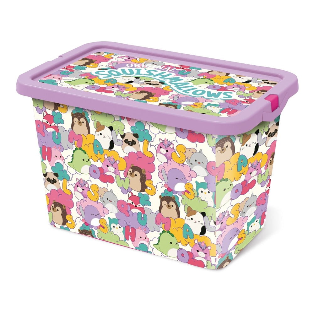 Plastový dětský úložný box 29x19x18 cm Stor – SQUISHMALLOWS