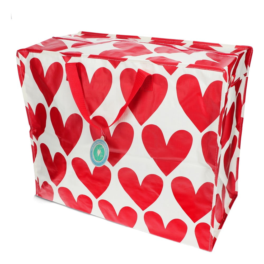 Úložný box na oblečení z recyklovaného plastu 58x28x48 cm Hearts – Rex London
