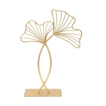 Decorațiune mauro ferretti leaf glam, înălțime 35 cm, auriu