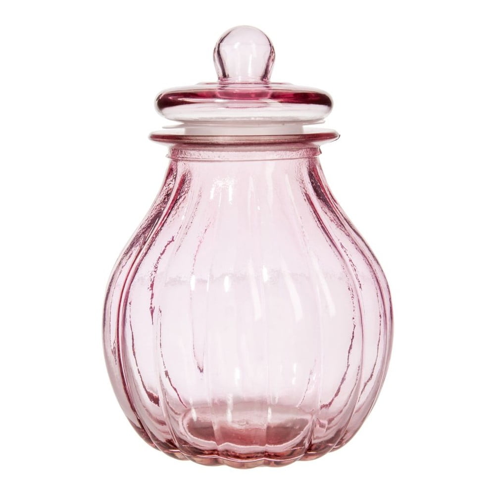 Dóza Pink Glass, 19x26 cm