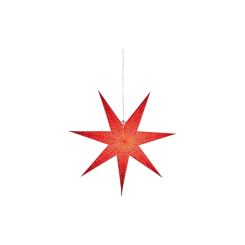 Červená světelná dekorace Star Trading Dot, Ø 70 cm