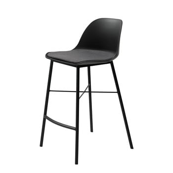 Scaun bar unique furniture whistler, negru-gri