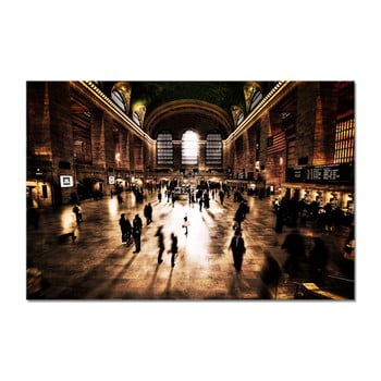 Tablou din sticlă styler grand central, 120 x 80 cm