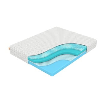 Saltea din spumă cu memorie, fermitate moale ocean soft transform, 140 x 200 cm, înălțime 23 cm