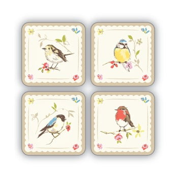 Set 4 suporturi pentru pahare dawn chorus