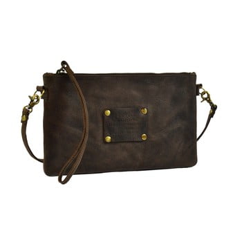 Geantă din piele o my bag the betsy, maro închis