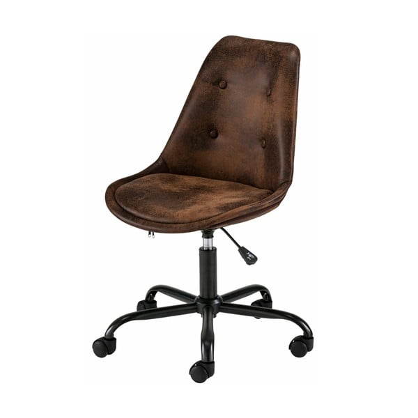 Hnědá kancelářská židle na kolečkách Støraa Dennis