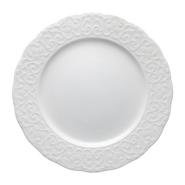 Bílý porcelánový talíř Brandani Gran Gala, ⌀ 25 cm