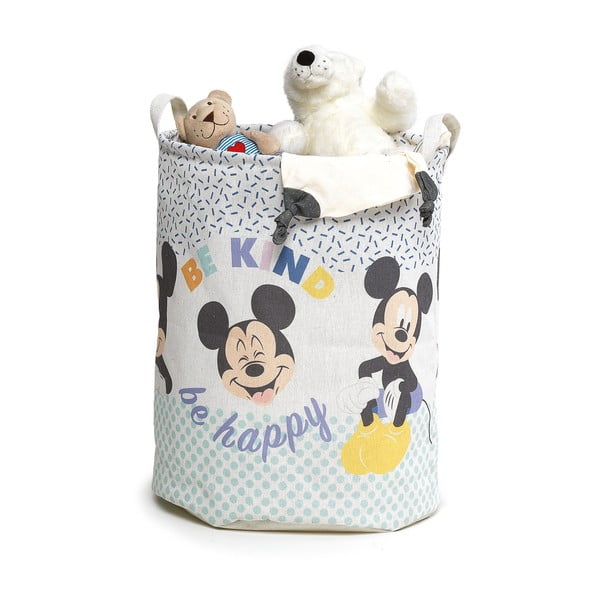 Dětský textilní úložný koš Domopak Disney Mickey, výška 45 cm