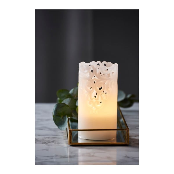LED svíčka Star Trading Clary, výška 15 cm
