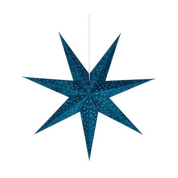 Decorațiune luminoasă suspendată markslöjd velouros, ø 75 cm, albastru
