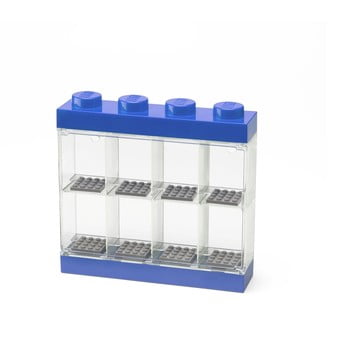 Cutie depozitare 8 minifigurine lego®, albastru