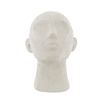 Statuetă decorativă pt living face art, înălțime 22,8 cm, alb fildeș