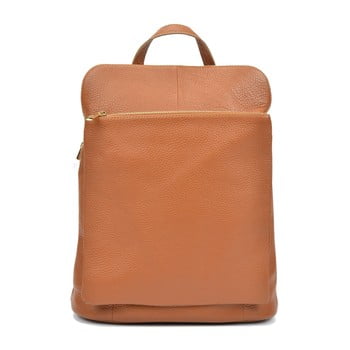 Rucsac din piele isabella rhea carrie, maro coniac