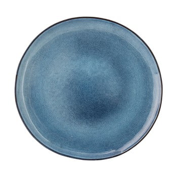 Farfurie plată din ceramică bloomingville sandrine, albastru